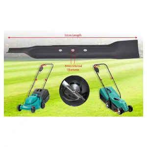 2 x Bosch Replacement Metal Lawnmower Blade 32CM Rotak 32, 320