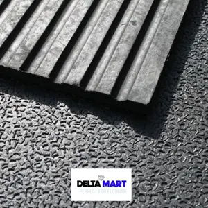 18mm Amoeba Top Rubber Mats  Heavy Duty 6'x4' Flooring for Stables, Gyms, Garages, Pony Areas