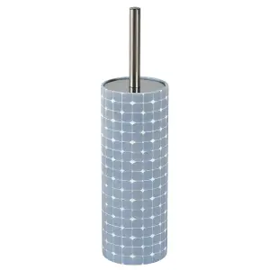 Showerdrape Mosaica Sky Blue Toilet Brush & Holder