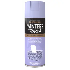 Rust-Oleum Painter's Touch French lilac Satinwood Multi-surface Decorative spray paint, 400ml