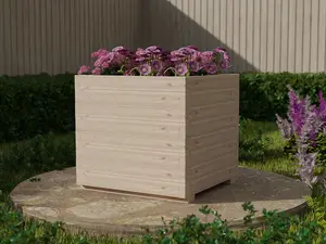 WoodyBloom1 Wooden Planter, 800x800x712