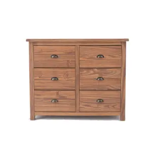 Padua 6 Drawer Chest of Drawers Brass Cup Handle