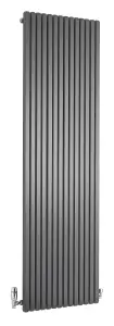 Ximax Supra Square SUS180055A Anthracite Vertical Designer 6104BTU Radiator, (W)550mm x (H)1800mm