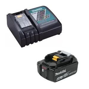 Genuine Makita 18V 4.0Ah LXT Lithium Battery BL1840 + DC18RC Fast Charger