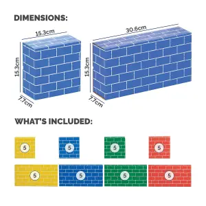 BANKERS BOX At Play Cardboard Building Blocks Pack of 40