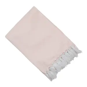 Malini Diamond Design Throw Pink