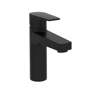 VitrA Flow Line Matt Black Square Large Basin Mixer