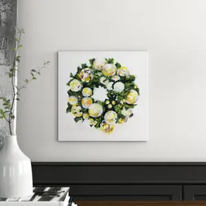 Golden Christmas - Print White Frame / 81.28cm H x 81.28cm W