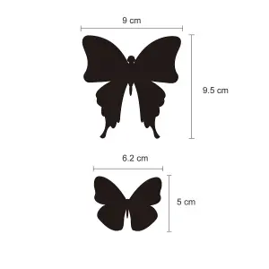 3D Butterflies Mirror Stock Clearance Wall Decor Art