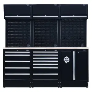 BUNKER Modular Storage Combo with Stainless Steel Worktop (14 Piece) 04415