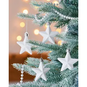 Star Christmas Tree Topper (Set of 6) White