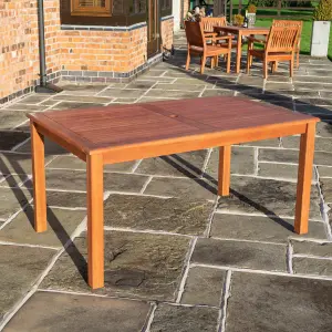 Rowlinson Willington Hardwood Rectangular Table 150cm