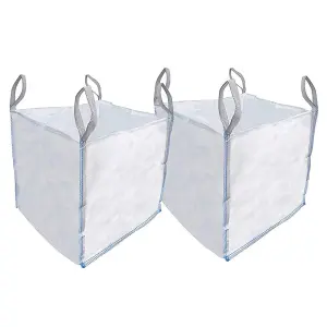 5 x FIBC Jumbo Ton Bag Heavy Duty Builders Sacks 85x85x85cm Industrial Woven Material Skip Replacement Bags