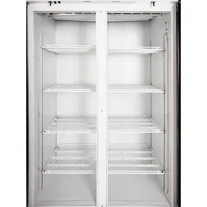 Contender 1045L Commercial Double Hinged Glass Door Fridge