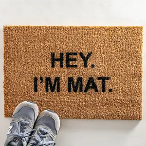 Hey I'm Mat Doormat - Regular 60x40cm