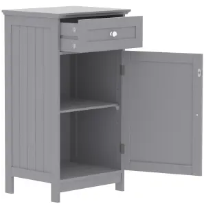 Lassic Hayle Matt Grey Freestanding Single Bathroom Drawer cabinet (H) 770mm (W) 430mm