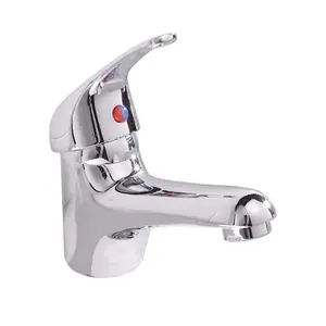 Nes Home Basin Mono Mixer Tap Chrome Bathroom Monobloc Sink Faucet