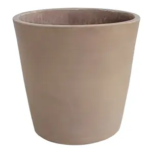 Verve Matt Brown Terracotta Plant pot (Dia) 53cm, (H)50cm, 98L