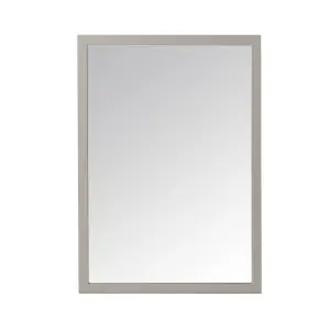 GoodHome Perma Grey Rectangular Wall-mounted Bathroom Mirror (H)70cm (W)100cm