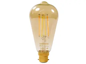 Link2Home 4.5w BC WIFI Dimmable LED Filament Smart Bulb - ST64