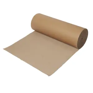 GoodHome Corrugated paper Dust sheet, (L)12m, (W)0.6m