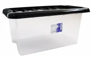 13 Litre Storage Box 13L with Black Lid