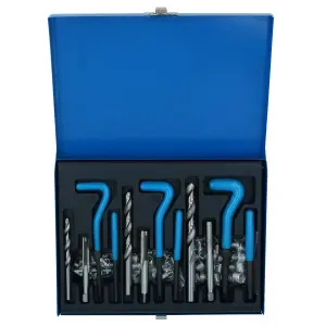 Thread installation and repair kit helicoil set 88pc metric sizes M6 to M10