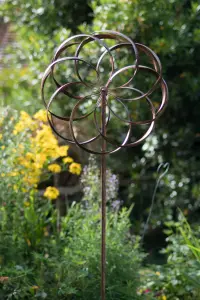 Pemberley Garden Wind Sculpture - Brushed Copper