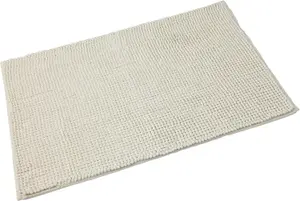 Super Soft Chloe Microfiber Bath Mat 50 x 80cm - Vanilla