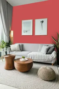 Leyland Trade Vinyl Soft Sheen Walls & Ceilings Emulsion Paint Strawberry Red (RAL 3018) - 5L