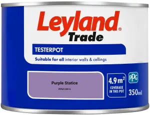 Leyland Trade Vinyl Matt Walls & Ceilings Emulsion Paint Purple Statice (PPG1249-5) 350ml Tester