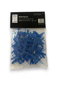 Tiled Up Plastic 1mm,2mm,3mm,4mm Tile Spacer (Multi Spacer) Pack of 50