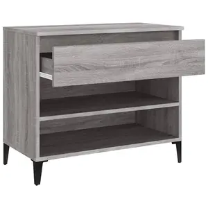 Berkfield Shoe Cabinet Grey Sonoma 70x36x60 cm Engineered Wood