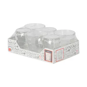 Bormioli Rocco - Cube Whisky Glasses - 240ml - Pack of 6