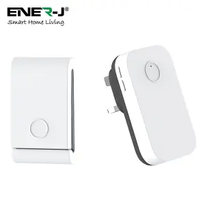 Wireless Kinetic Doorbell and Chime with UK Plug