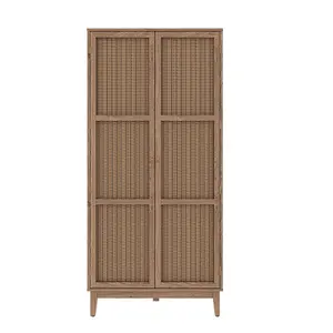 Bordeaux 2 Door Wardrobe Rattan