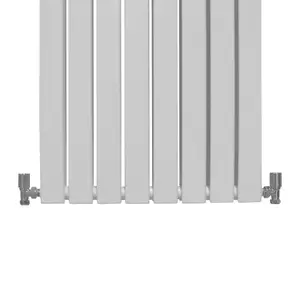 Designer Flat Radiator - 1600 x 560mm - White