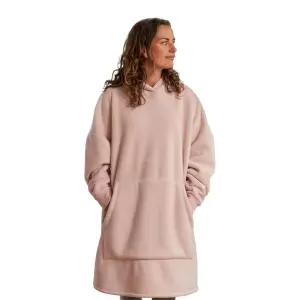 Mountain Warehouse Womens/Ladies Snug Borg Lined Hoodie Blanket Pale Pink (One Size)