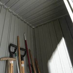 Trentvale 5X3 Metal Pent Shed Dark Grey Dark Grey