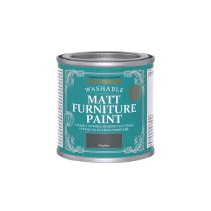 Rust-Oleum Washable Graphite Matt Multi-room Furniture paint, 125ml