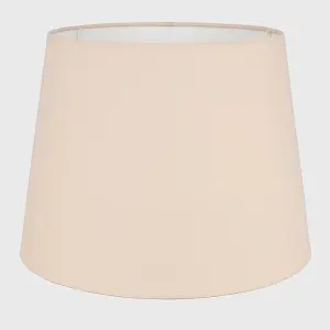 ValueLights Aspen Modern Tapered Table Floor Lamp Light Shade with Beige Fabric Finish