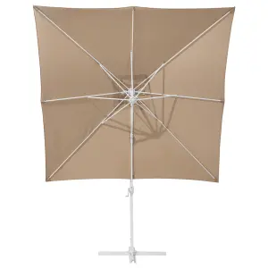 Cantilever Parasol 2.5 x 2.5 m Sand Beige MONZA