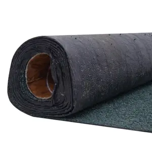 5x1m Asphalt Roofing Shingles Roll Green Coated Bitumen Roofing Protection for Houses & Sheds