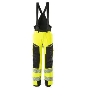 Mascot Accelerate Safe Winter Trousers with Kneepad Pockets (Hi-Vis Yellow/Black)  (Medium)