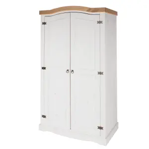 Core Products, Premium Corona White 2 door wardrobe