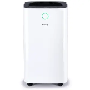 Devola 20L Dehumidifier with Digital Display Low Energy Portable Electric Compressor Dehumidifier for Home Laundry Drying Mode