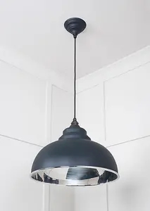 Smooth Nickel Harborne Pendant in Soot