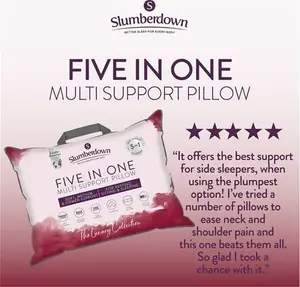 Slumberdown Orthopaedic 5-In-1 Multisupport Pillow