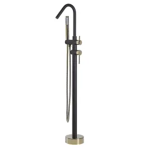 Freestanding Bathtub Faucet VICTORIA Black-Gold