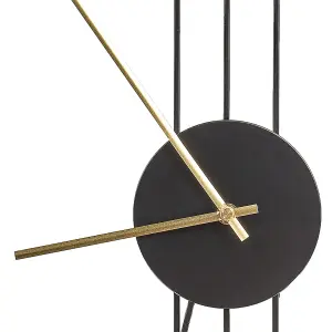 Wall Clock ANNIVIERS Metal Black